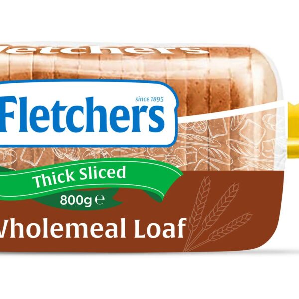Fletchers Traditional Thick Wholemeal Bread Kara Foodservice